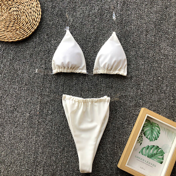 Transparent Straps Bikini Allie