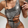 SHINY STRAPS ONE PIECE PATTI