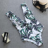 Palm Tree Frilled One Piece Alana