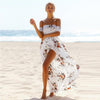 Boho Floral Dress - White
