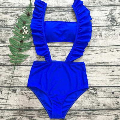 Ocean Ruffle One Piece