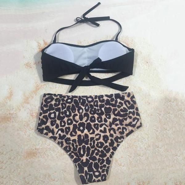 Panther Strapless Bikini