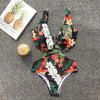 Floral Side Cut One Piece Joddie