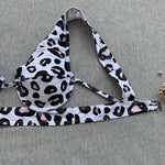 Sexy Front Cut Out Animal Print Bikini Matilde