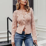 BUTTONED KNITTED CARDIGAN